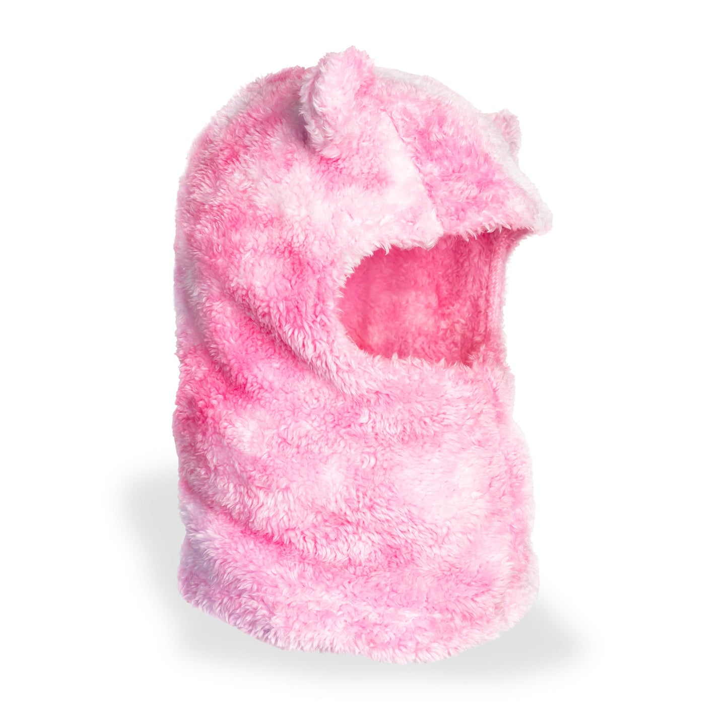 Passe-montagne Ours en peluche Rose cerise