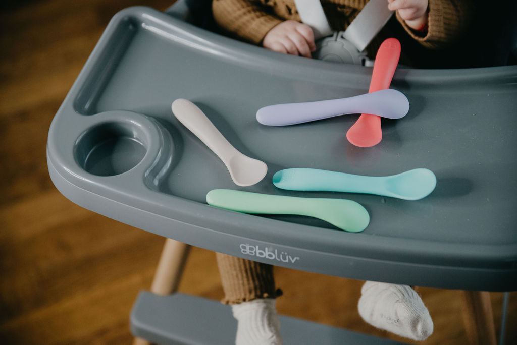 Spoön : Lot de 5 cuillères en silicone