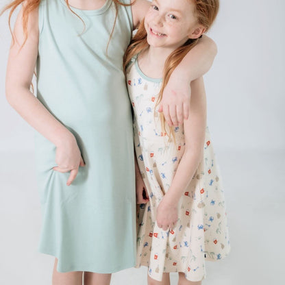 Robe bretelles en bambou pour enfants | J'adore