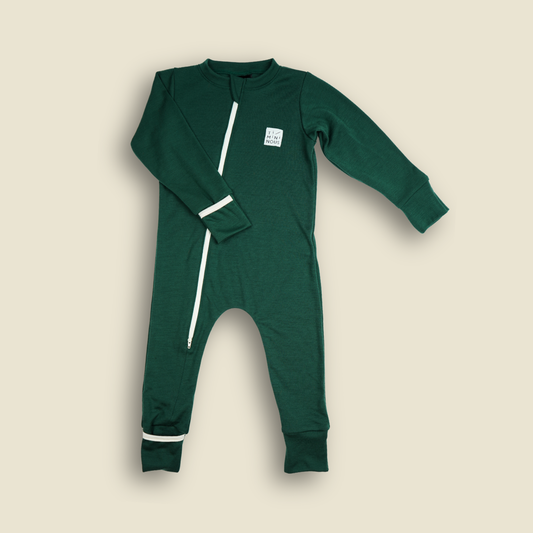 Grow-with-Me Merino One-Piece | Émeraude