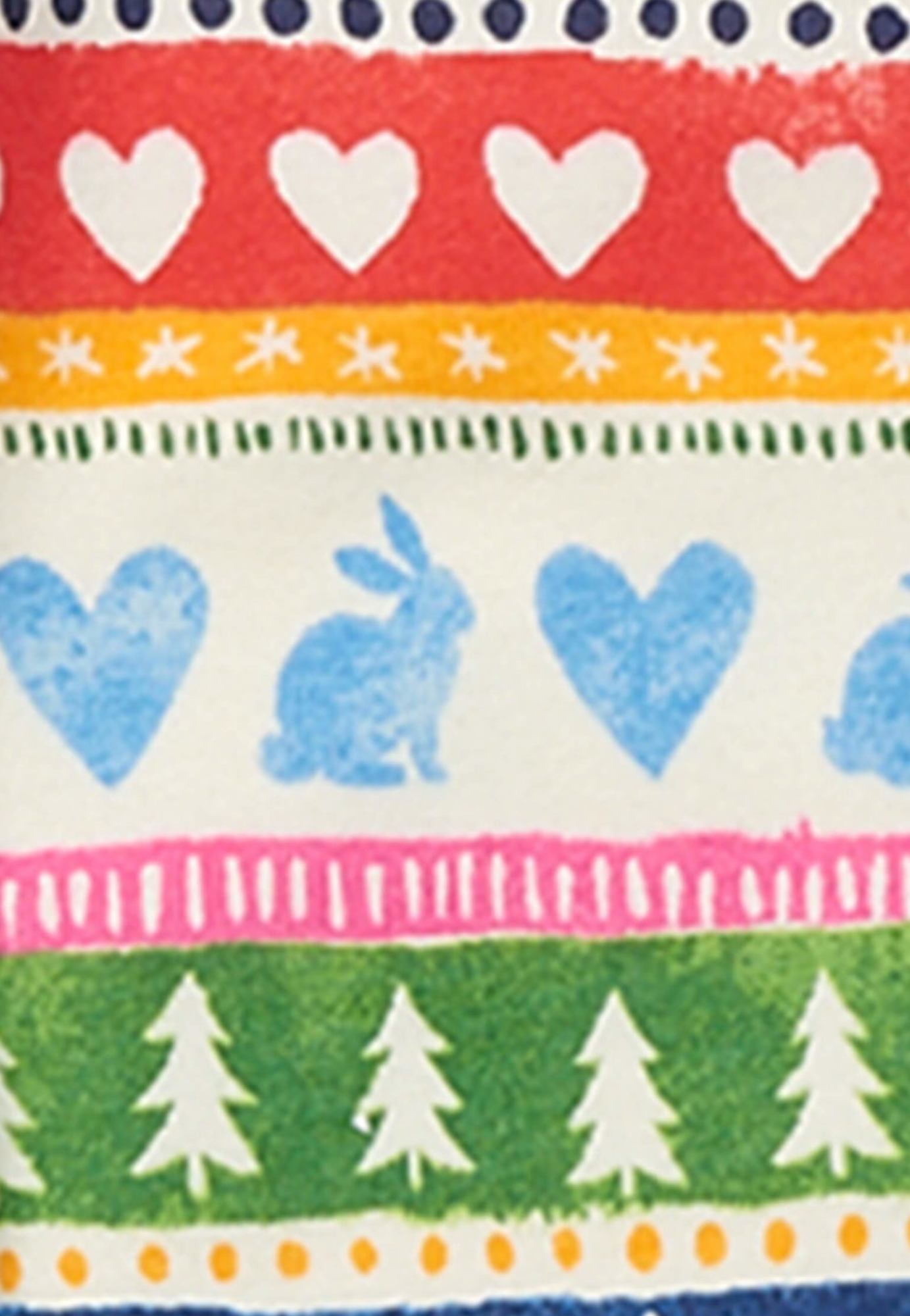 Pyjama à pieds bébé crème Painted Fairisle en coton bio
