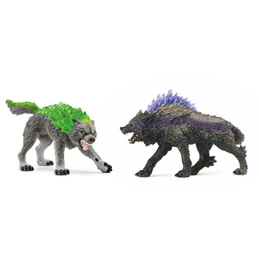Ensemble ELDRADOR Loup des ombres et Loup de granit