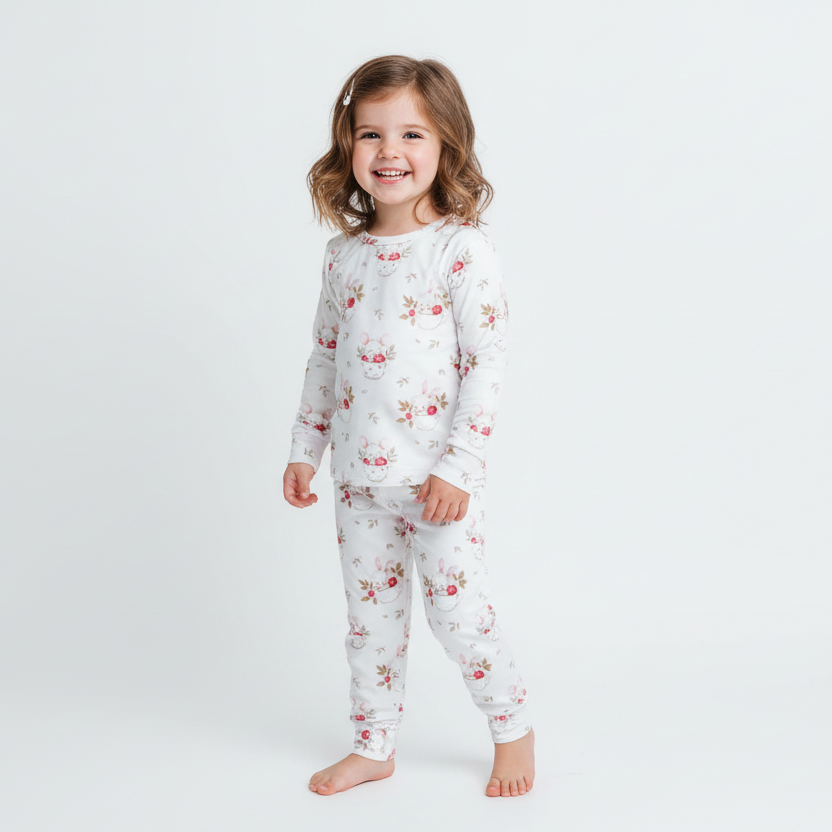 Pyjama Bambou - Lydia - Lapin et Souris