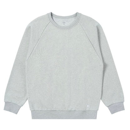 Sweat-shirt ras du cou basique en molleton biologique pour femme | Cloudburst Light | Nest Designs