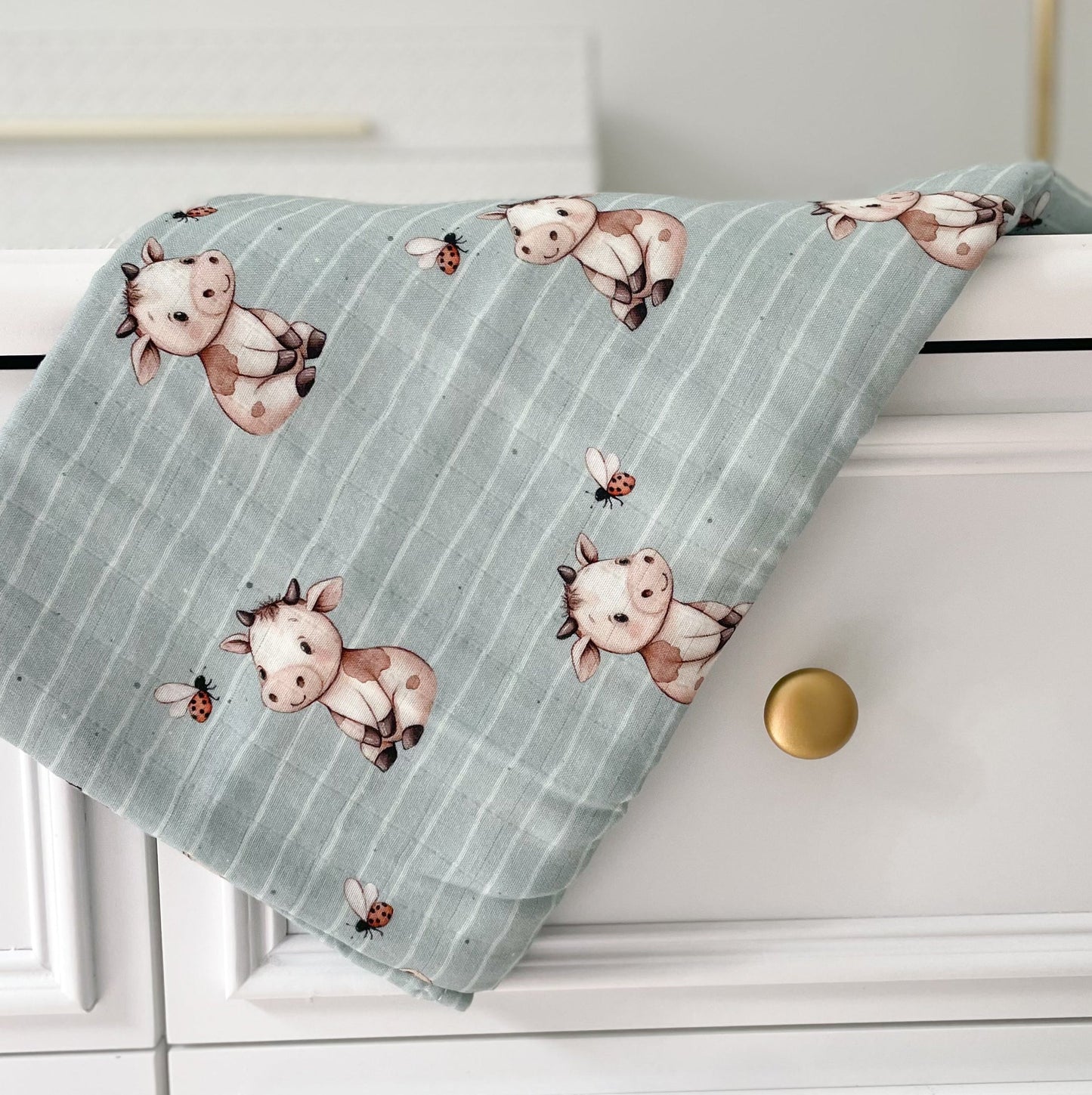 Mousseline 70% bambou - Vache