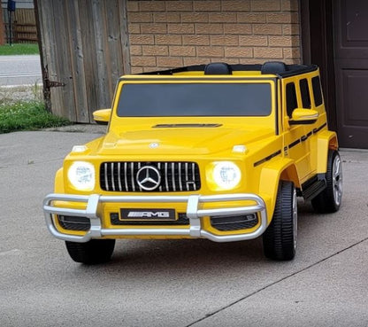2026 24V Mercedes Benz AMG G63 G Wagon DELUXE 2 Seater Kids Ride On Car With Remote Control