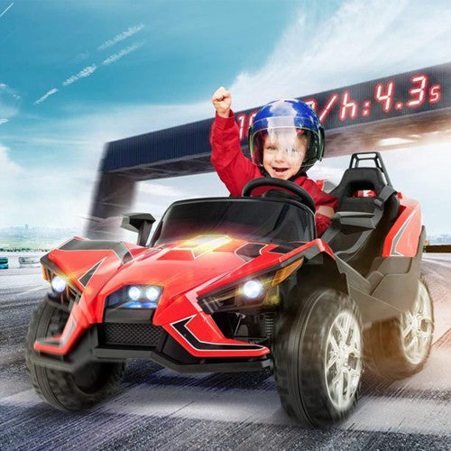 Voiture électrique 12 V pour enfants avec télécommande, style Slingshot, 2 places