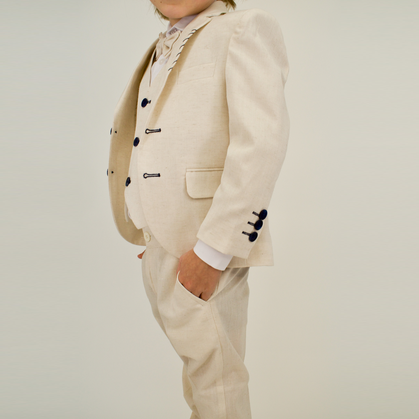 Costume de cérémonie en lin Prince pour garçons