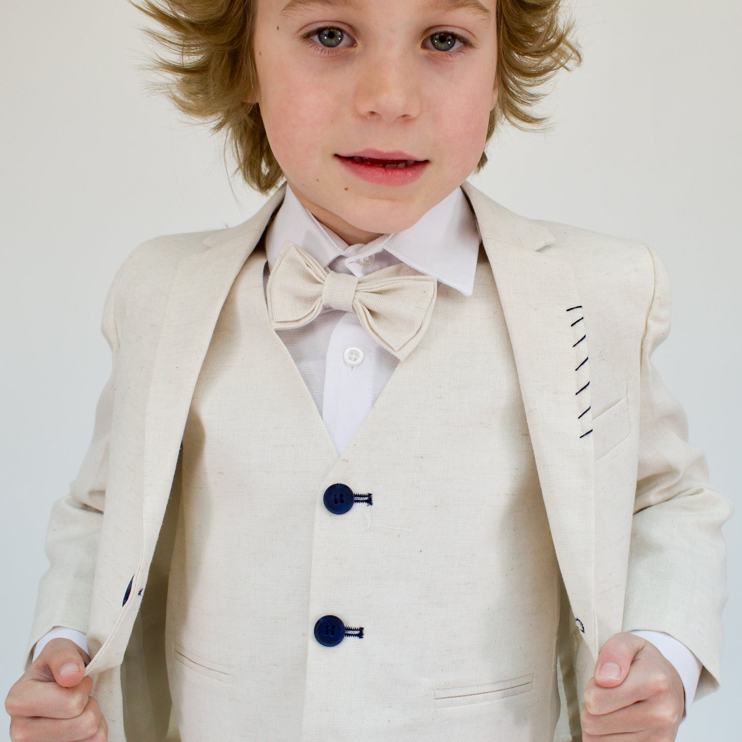 Costume de cérémonie en lin Prince pour garçons