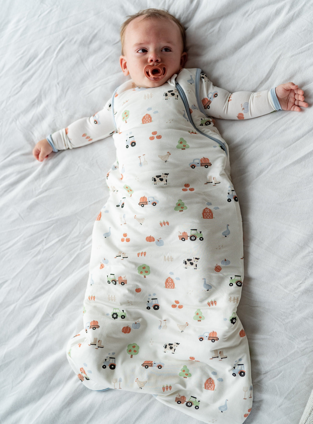 Bamboo Sleeping Sack 1.0 TOG (Pumpkin Farm Print)