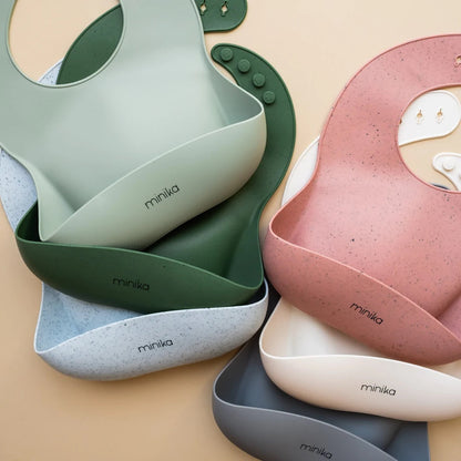 Bavoir en silicone
