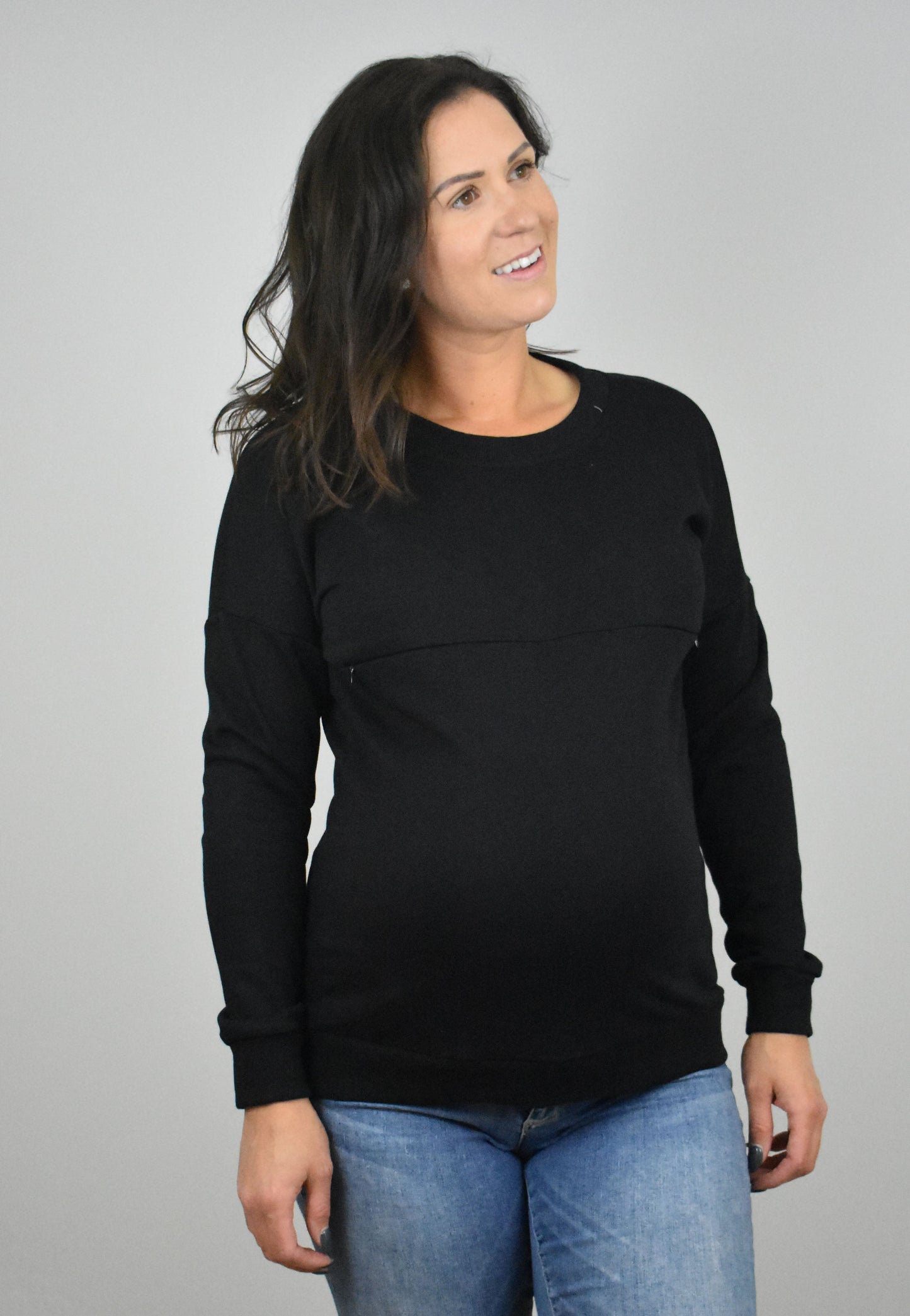 Jo Jo Zipper Nursing Jumper