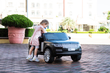 2026 Range Rover HSE 2 Seater 24V Kids Ride On Car With Remote Control DELUXE MODEL WITH LEATHER SEATS AND RUBBER TIRES