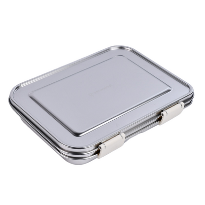 Stainless Steel Leak Proof Lunch Box with Compartments – Bento Style for Kids & Adults