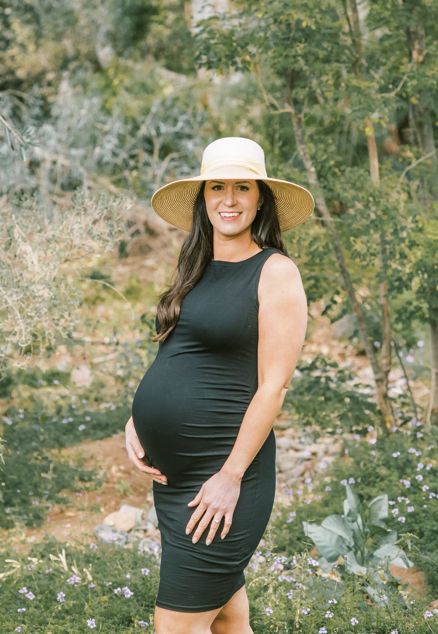 Katie Ruched Tank Maternity Dress