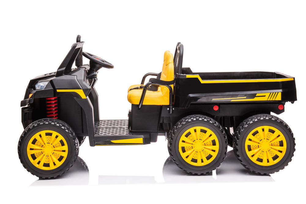 TRACTEUR 6 ROUES 2026 24V 2 PLACES POUR ENFANTS AVEC TÉLÉCOMMANDE