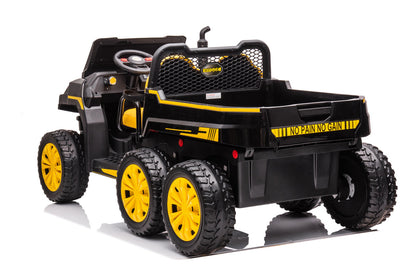 TRACTEUR 6 ROUES 2026 24V 2 PLACES POUR ENFANTS AVEC TÉLÉCOMMANDE