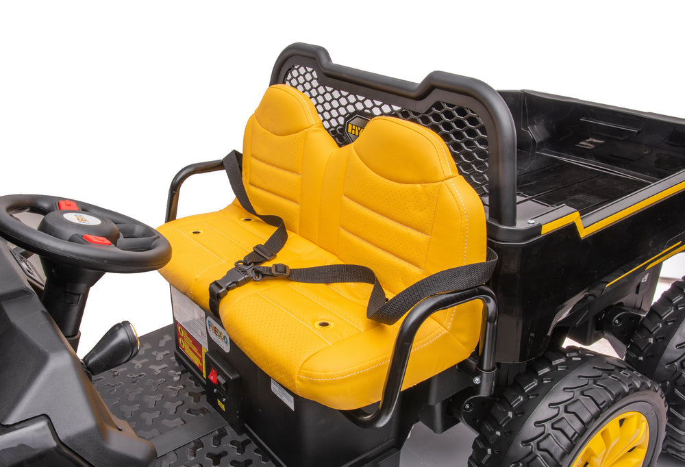 TRACTEUR 6 ROUES 2026 24V 2 PLACES POUR ENFANTS AVEC TÉLÉCOMMANDE