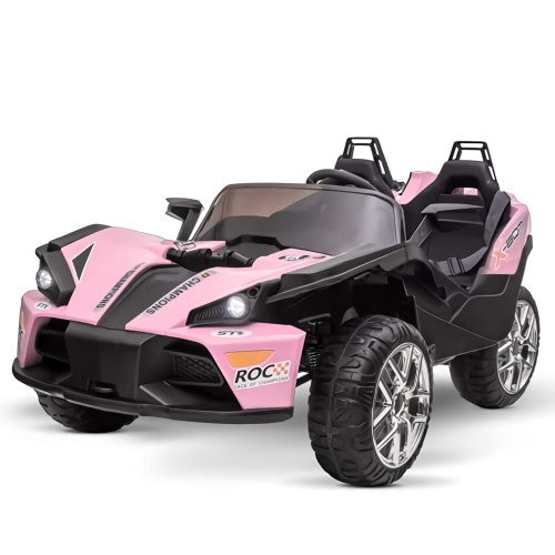 Voiture électrique 12 V pour enfants avec télécommande, style Slingshot, 2 places