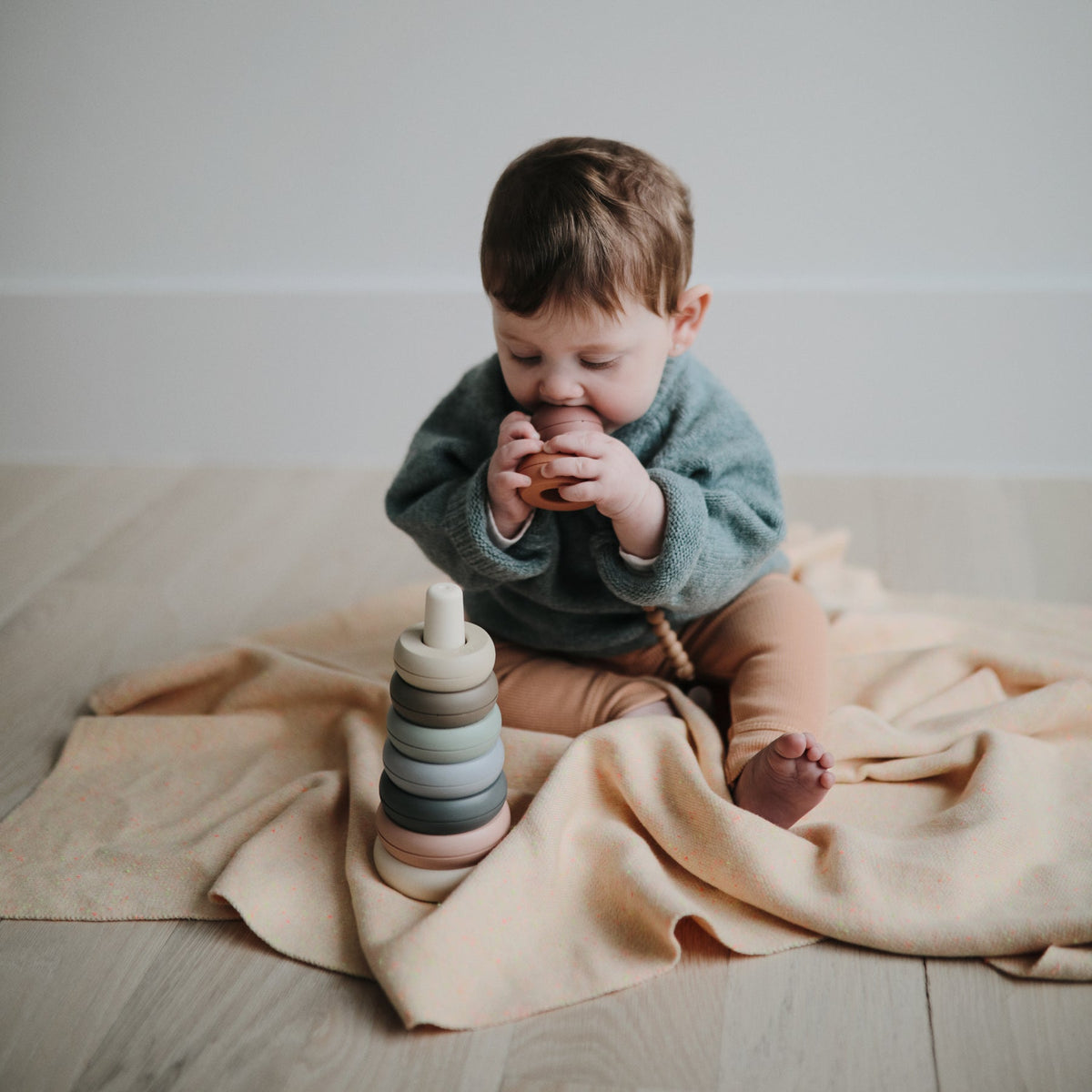 Knitted Confetti Baby Blanket