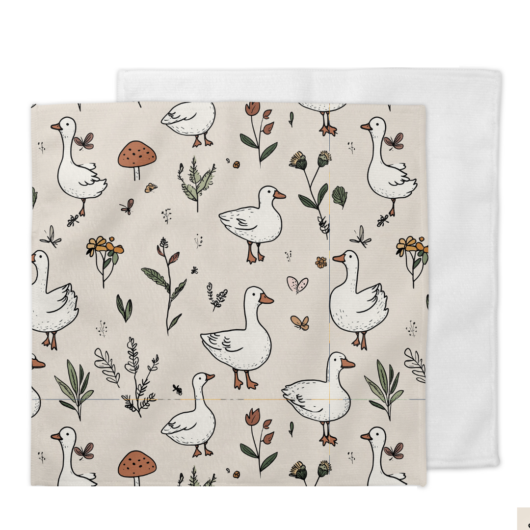Goose washcloth