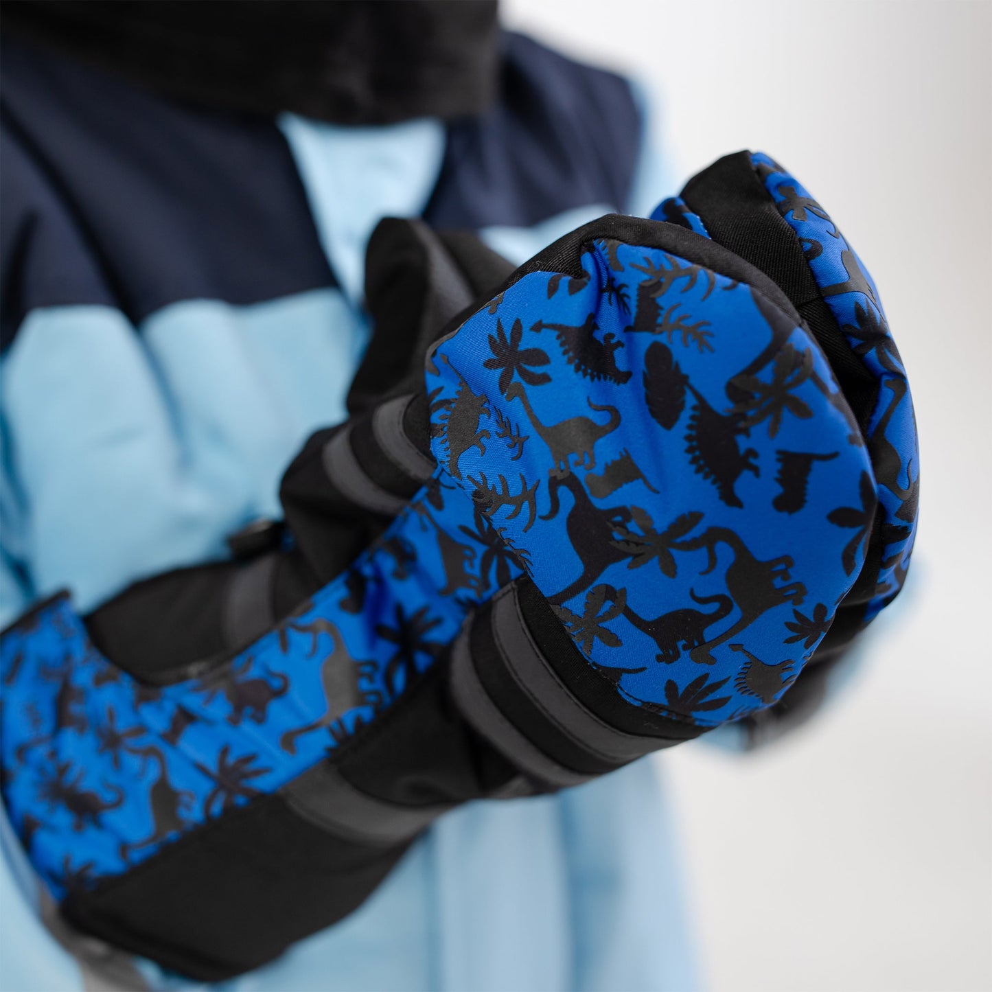 Moufles Dino Squad Royal Black Reflective EasyOn