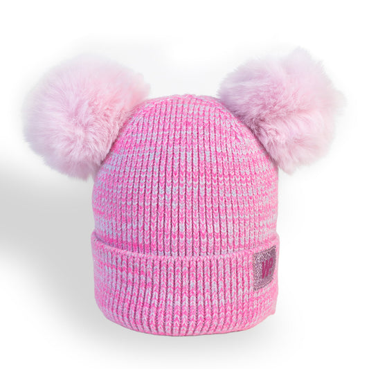 Bonnet tricoté double pompon Dream Bubble
