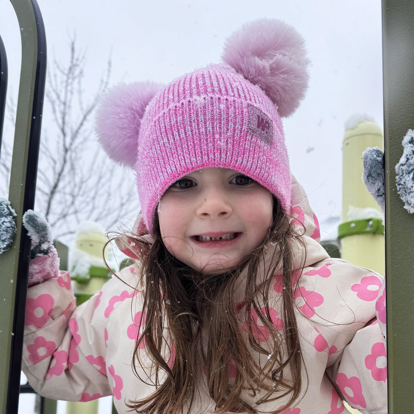 Double Pom Dream Bubble Knit Toque