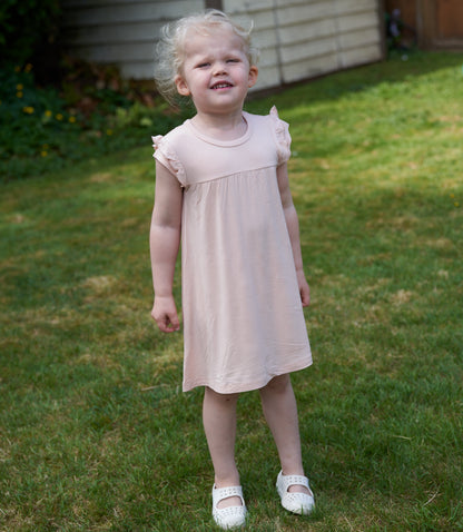 Robe à doubles manches volantées et bloomer en rayonne de bambou — Blossom