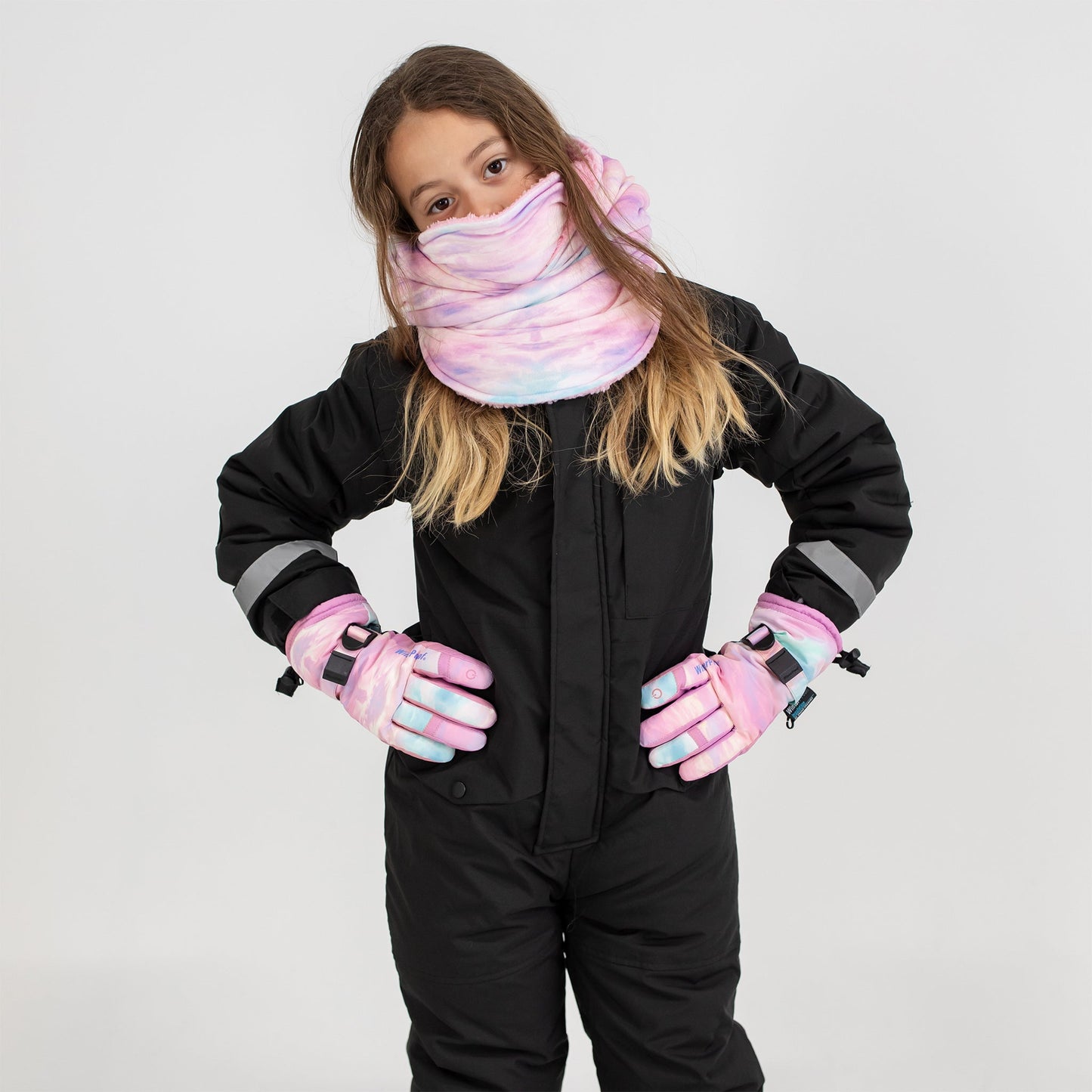 Dreamy Pastel Performance Girl's Ski Glove