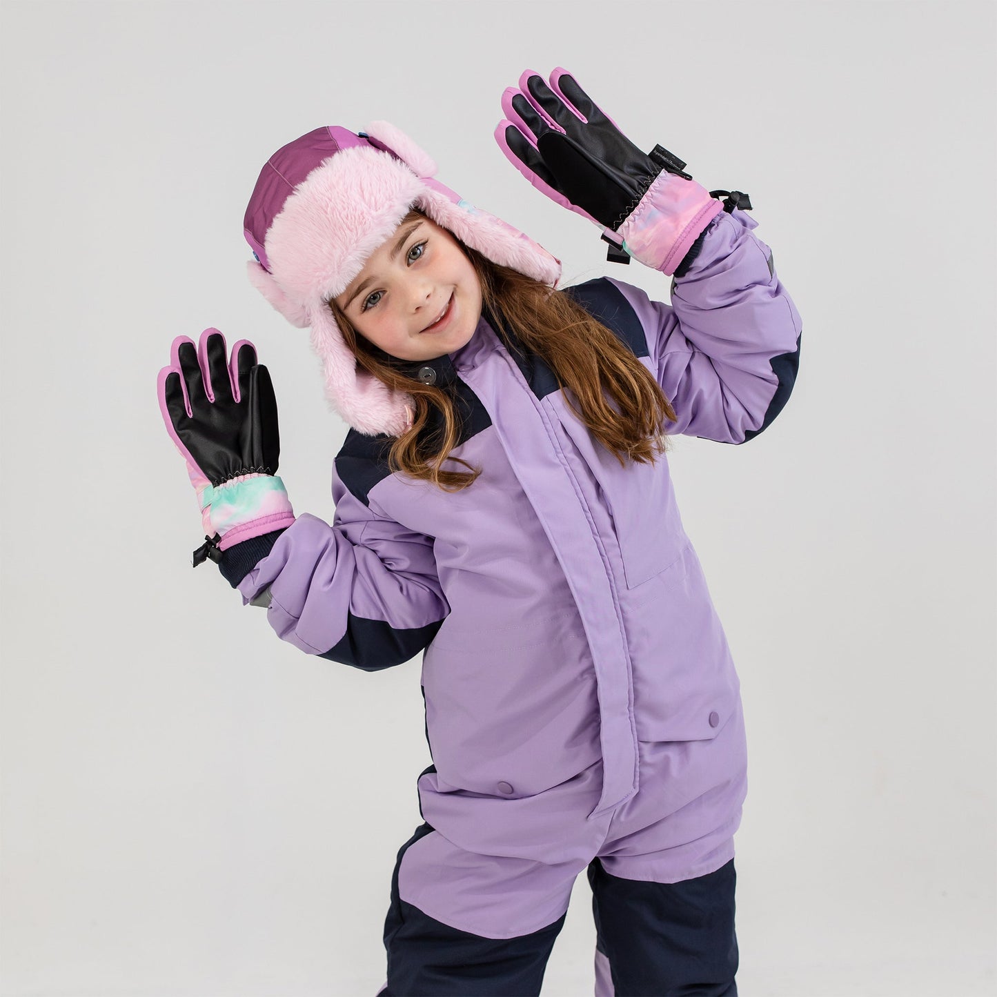Dreamy Pastel Performance Girl's Ski Glove