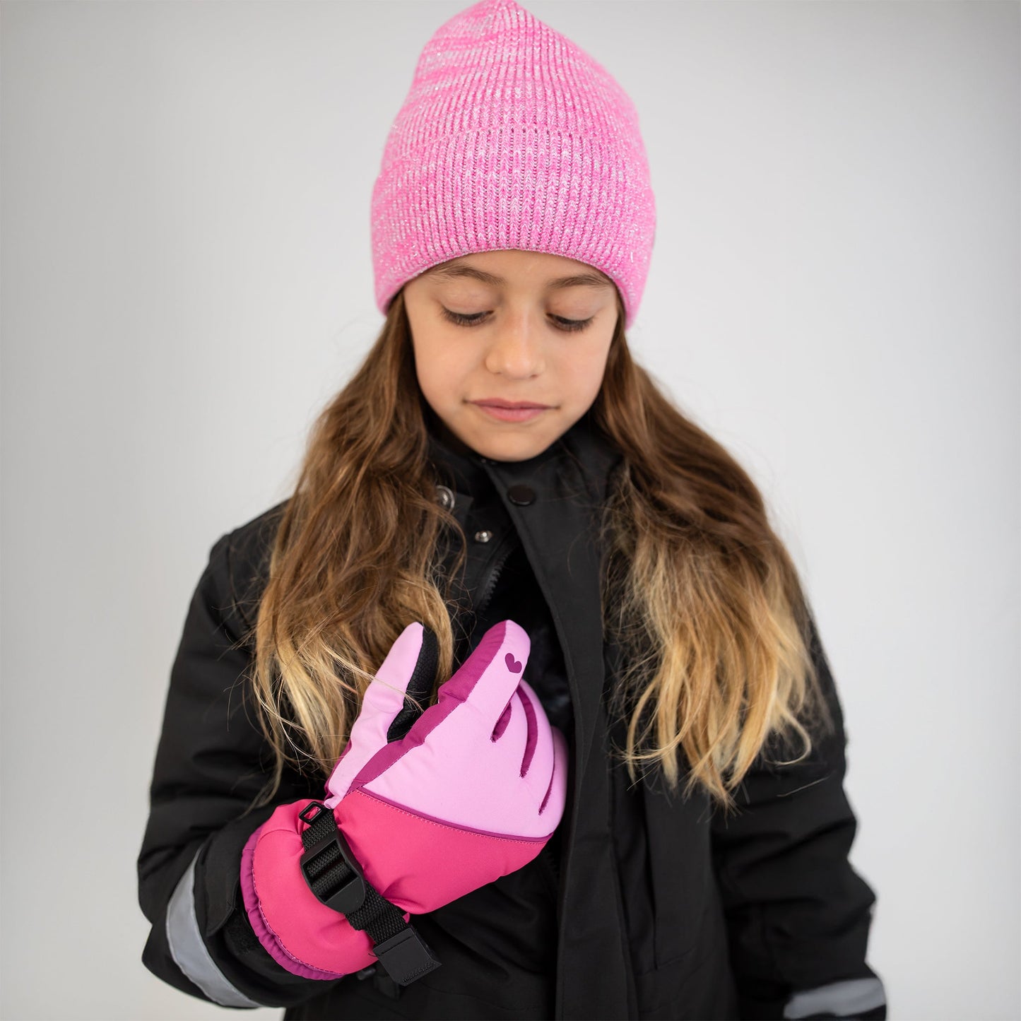 Bonnet en tricot Rose Rêveur