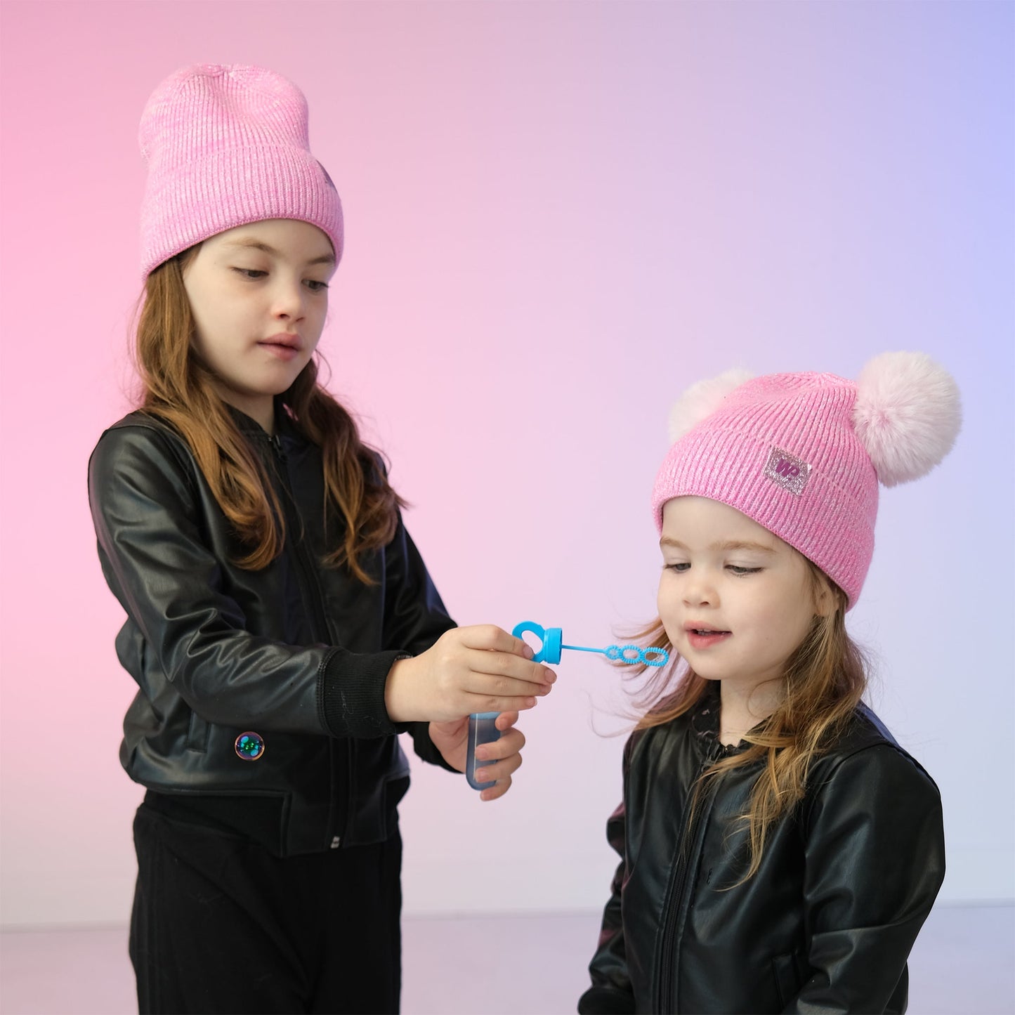 Bonnet en tricot Rose Rêveur