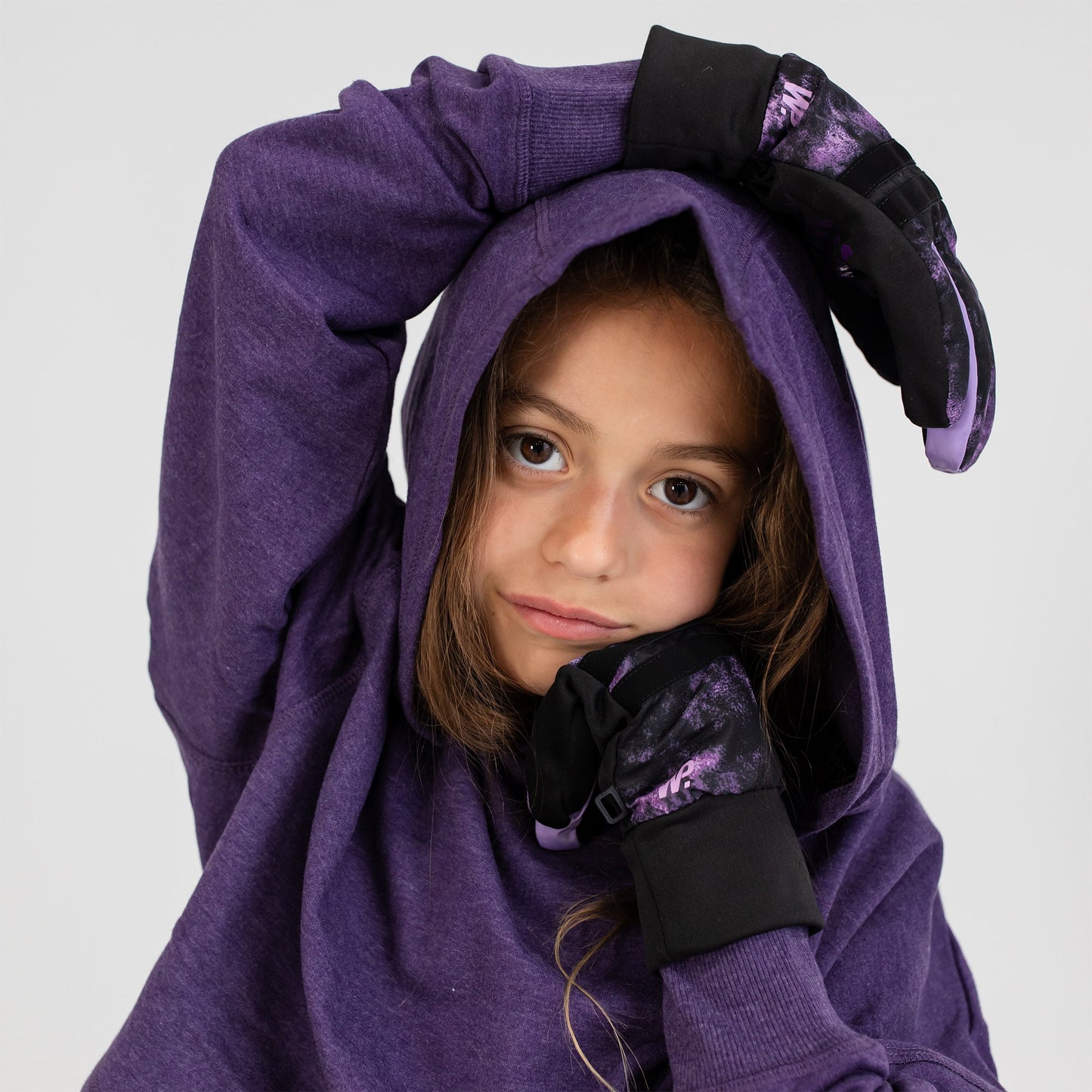 Gants Dusty Rose pour fille