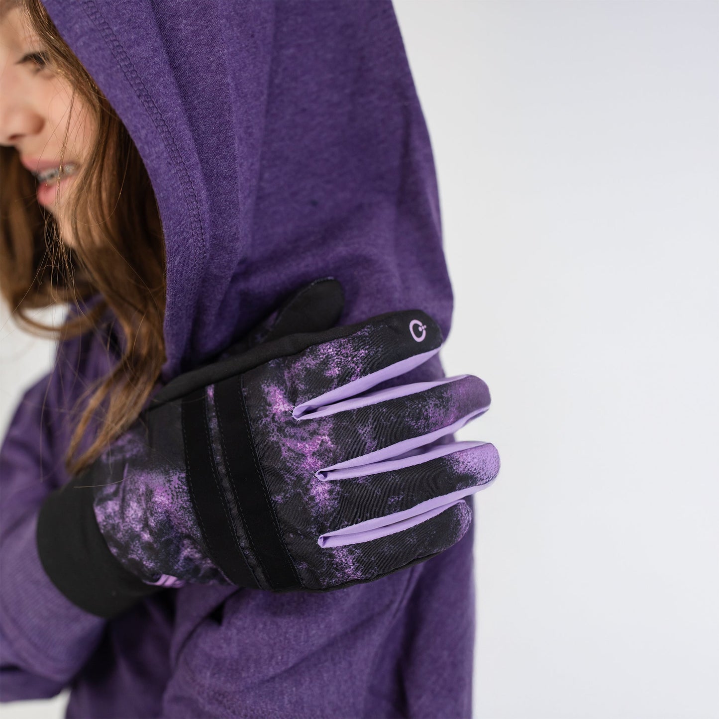 Gants Dusty Rose pour fille