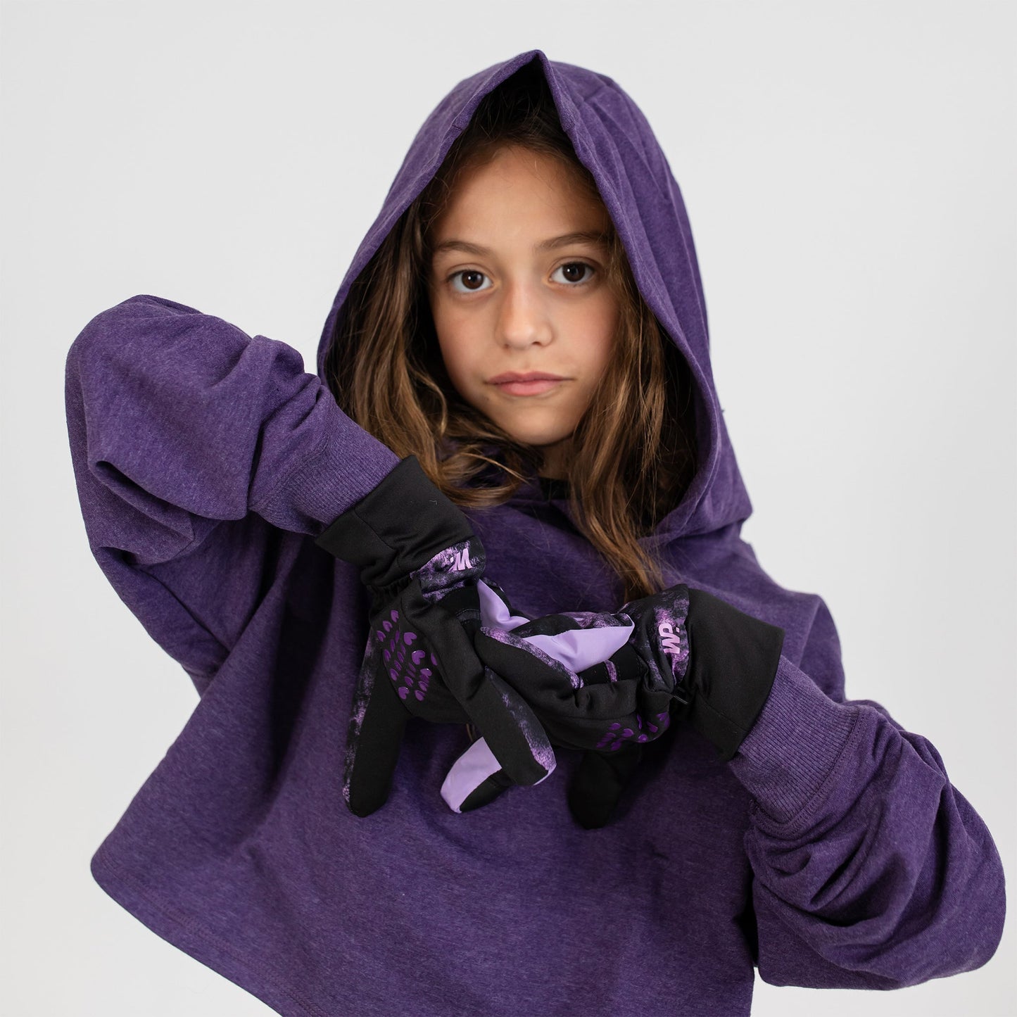 Gants Dusty Rose pour fille