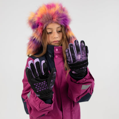 Gants Dusty Rose pour fille