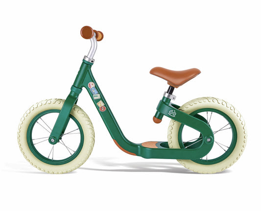 Hape Lightweight Adjustable Green Balance Bike for Ages 3+
