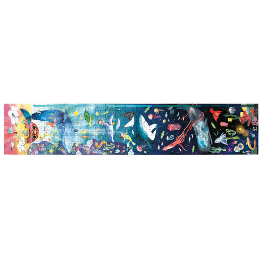 Puzzle phosphorescent Ocean Life Hape — 200 pièces