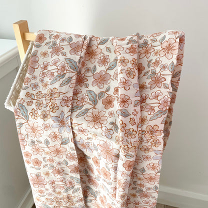 Flowers Bamboo & Cotton Muslin - May