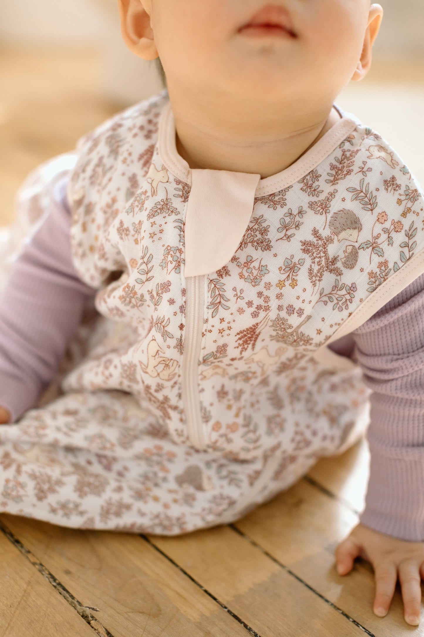 Gigoteuse Bébé Mousseline Bambou 0.5 TOG - Forêt de Hérissons