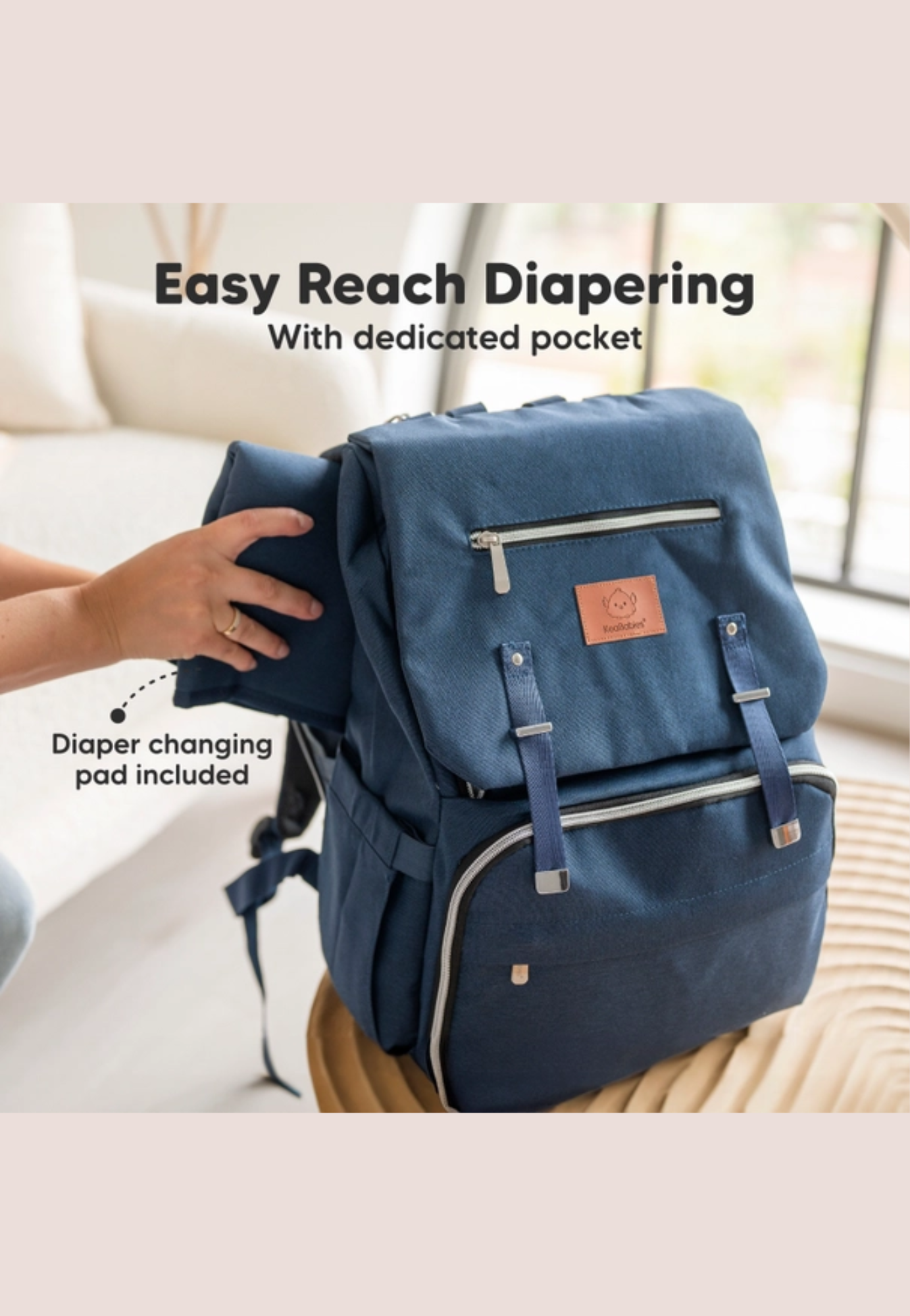 KeaBabies Explorer Diaper Backpack Set