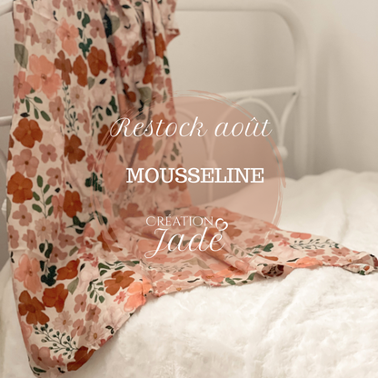 Création Jade Muslin - Bamboo & Cotton - Laurence (Last Chance)