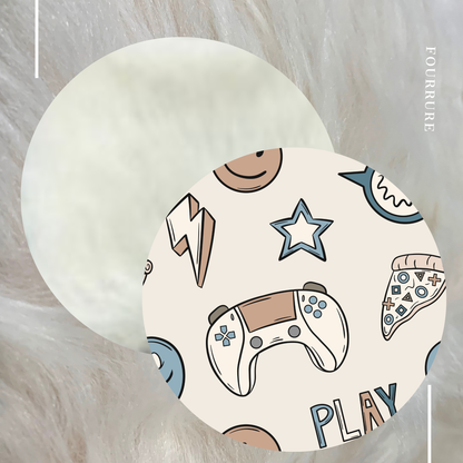 Minky & Faux Fur Lovey - Video Games