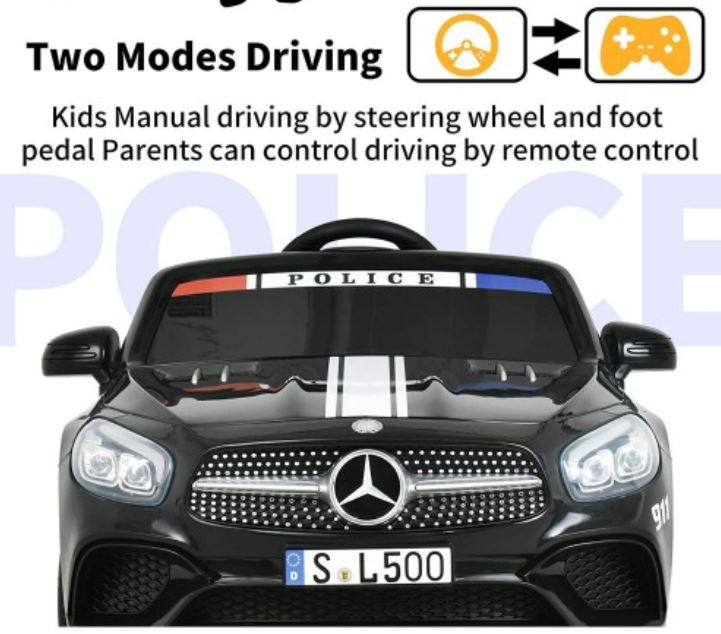 Voiture électrique 12V Mercedes Benz SL500 pour enfants avec télécommande 2026