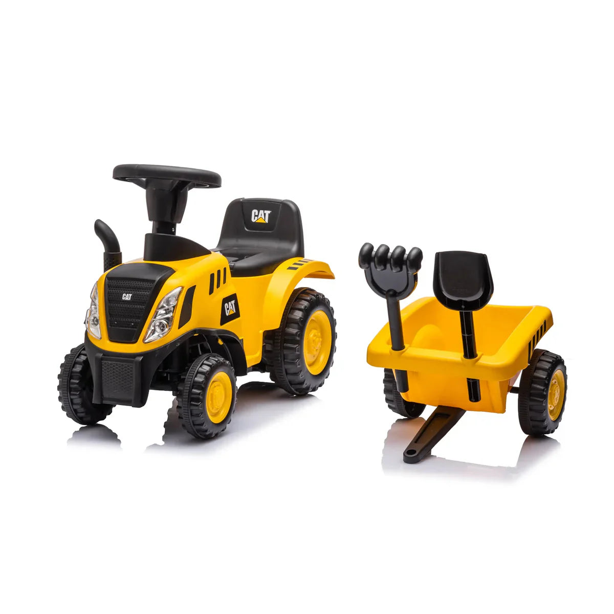 2026 CAT Holland T7 Tractor Foot to Floor Ride On Push Car for Age 1 to 3