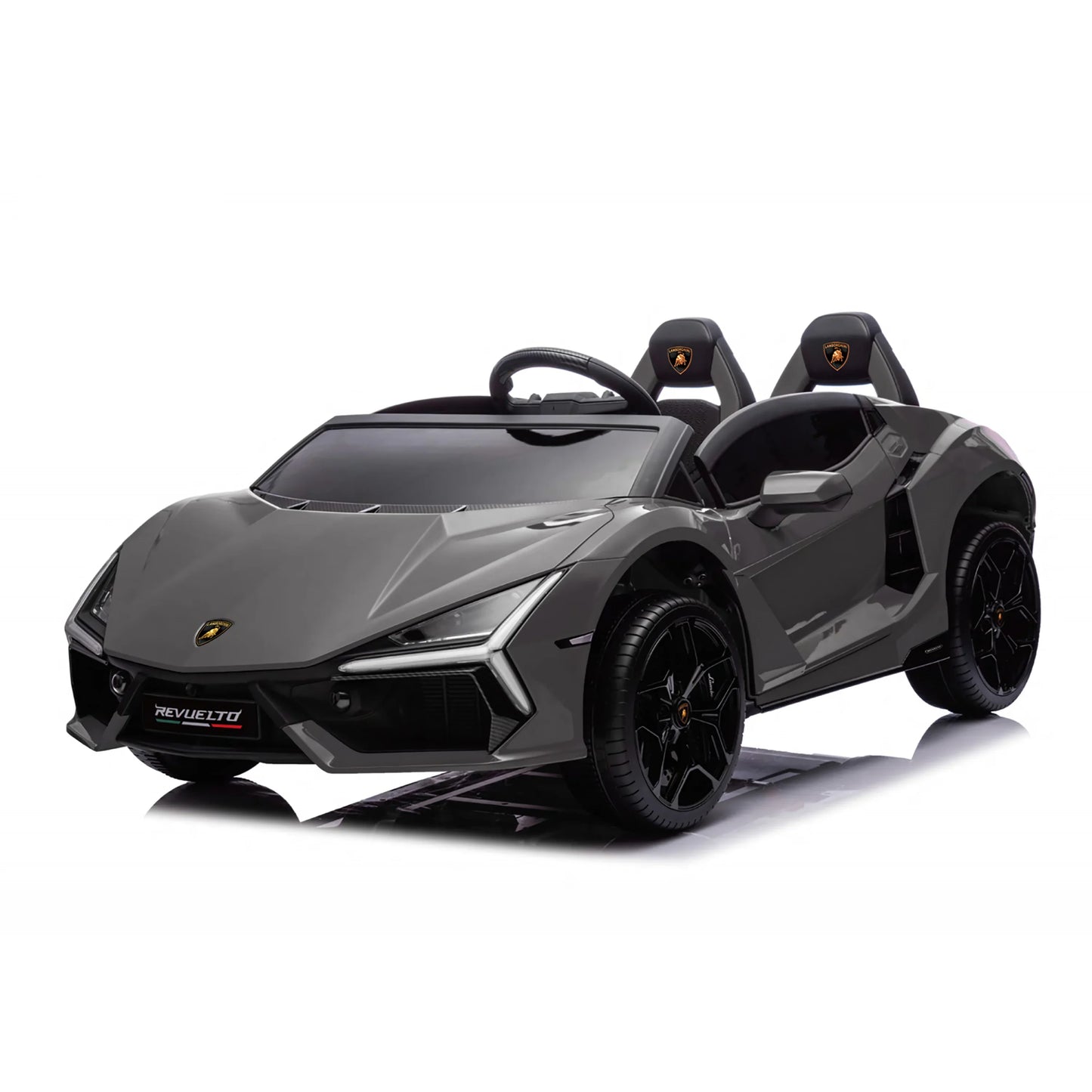 Voiture Électrique 2 Places 24V Lamborghini Revuelto 4x4 pour Enfants avec Télécommande