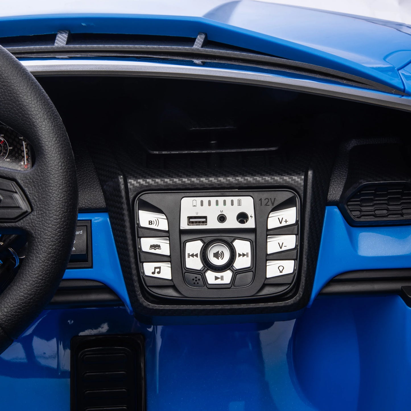 Voiture Électrique 2 Places 24V Lamborghini Revuelto 4x4 pour Enfants avec Télécommande