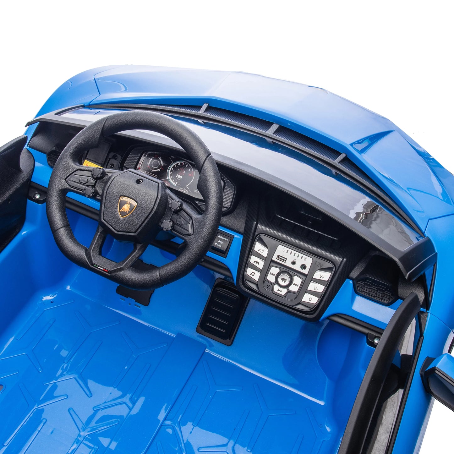 Voiture Électrique 2 Places 24V Lamborghini Revuelto 4x4 pour Enfants avec Télécommande