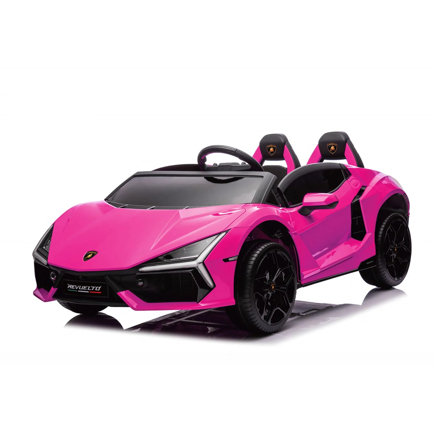 Voiture Électrique 2 Places 24V Lamborghini Revuelto 4x4 pour Enfants avec Télécommande
